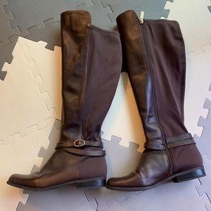 Tall brown boots